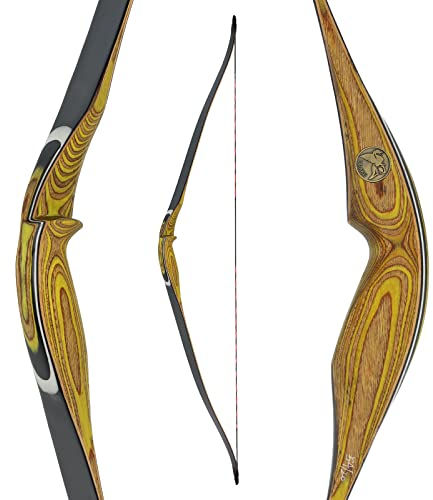 DRAKE ARCHERY Elite Zorse - 54 Zoll - 20-45 lbs - Hybridbogen (Kombination aus Recurvebogen und Langbogen) (45 lbs, Rechte Hand)