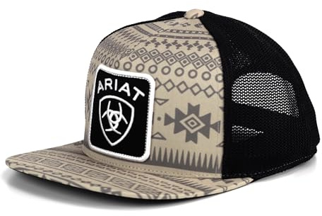 ARIAT Herren Snapback Flex Fit Shield Logo Cap