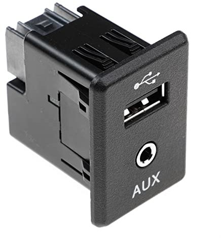 Adaptador De Puerto Auxiliar, Accesorio for automóvil, adaptador de puerto auxiliar USB, reproductor de Audio y toma USB, for Nissan, X-trail, Rouge, Qashqai 795405012