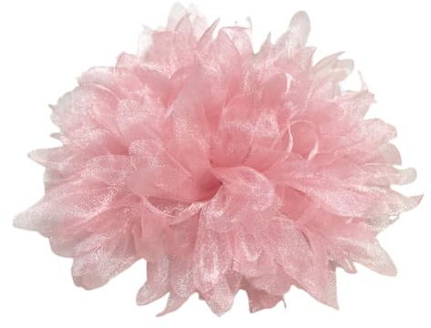 Asudaro Blumen Brosche Ansteckblume,1/4 Stück Handgefertigte große Blumenbrosche aus Stoff Große Anstecknadel aus Stoff Retro Ansteckblume für Damen, Broschenzubehör