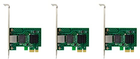 Iyalezirk 3 cartes réseau I225-V, carte réseau pour serveur Ethernet Pci-E I225 2.5G pour ordinateur de bureau