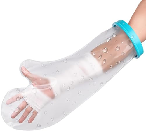 NHQZ 1 Pieza Funda Escayola Brazo Niño, Impermeable Protector Escayola Brazo Niño Para Muñeca Rota, Codo, Dedos