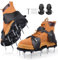 Chaussures Aérateur Gazon de Pelouse, Chaussures à Crampons Pelouse avec 26 Pointes en Acier Inoxydable & Sangle Réglable, Sandales à Clous pour Aérer Le Gazon pour Jardin, Terrasse et Cour
