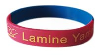 Valnight Braccialetti personalizzati di calciatori (Lamine Yamal e Pedri), colori del club, firma e numero delle tue magliette., Pequeño, Silicone, Nessuna pietra preziosa