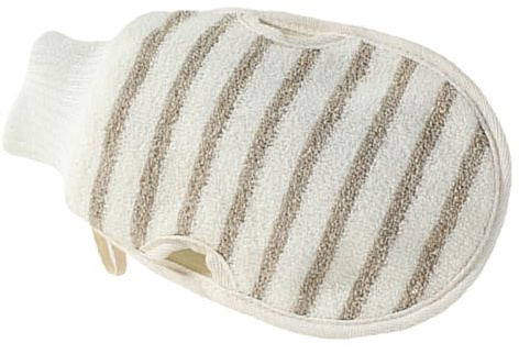 Veemoon Bath Towel Exfoliating Mitt Shower Glove for Bathing Supply Body Scrubbing Tool Skin Care in Shower Bath