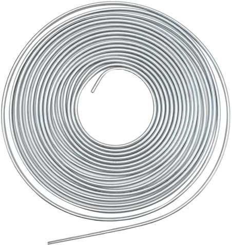 MospdyGear Silver 3/16 Brake Pipe, 32.5ft / 10m Automotive Brake Line, Replace for Hydraulic Brake Systems Fuel Systems
