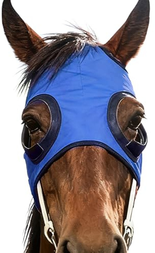 Syengery Augenschutz Haube,Sanddichte Luftdurchlässige Mesh Blinker | Augenhaube - für Stalltraining Outdoor Reiten Geschwindigkeitswettbewerb Sport