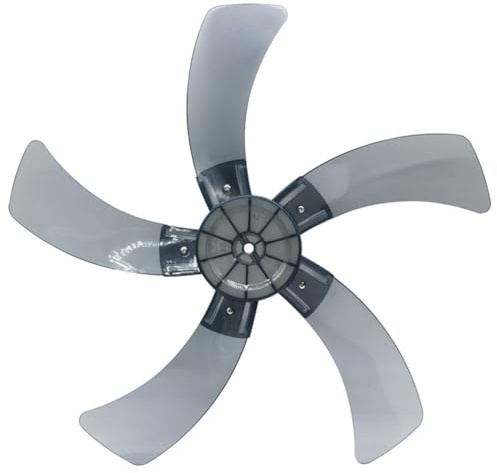 CashMuch Eltric Fan Blades For 18 Inch Table And Floor Fan, 5-Blade Reacement Part With Low Noise, Compatible With 450Mm Vertical Fans, Ey