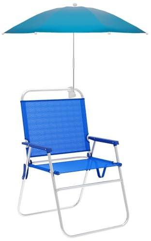 MARBUENO SUMMER Marbueno Sombrilla Accesorio para Sillas Nylon Acero Color Surtido 100 cm Playa y Piscina 10469