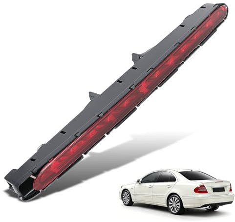 maXpeedingrods A2118201556, A2118200156, 2118200156 LED Dritte Bremsleuchte 3. Bremslicht Rücklicht für Mercedes-Benz W211 E-Klasse 2003-09 Zusatzbremsleuchte 3. Bremsleuchte (Rot)