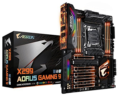 Gigabyte X299 AORUS Gaming 9 Carte mère Intel Socket LGA2066