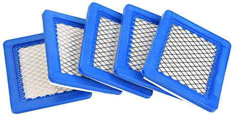 Haofy Filtro de Aire para Cortacésped, 5 Piezas, para 491588 491588S 399959, PT15853