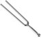 WIFUN 440Hz A Tuning Fork, Stainless Steel Music Pitchfork Standard with Ball on Handle for Violin Guitar Instrument