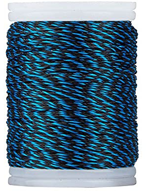 Namvo Bogenseil 110 m Servierschnur und strapazierfähiges Nylonseil für Bögen Bogenschießen Zubehör Geeignet für Outdoor-Sportarten (Blau und Schwarz)
