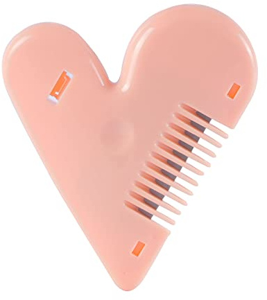 Pubic Hair Trimmer for Women,Portable Female Privates Secret Intimate Shaping Tool,Hair Razor Comb Cutter Cute Design for Kid,Women,Girls. (pink)