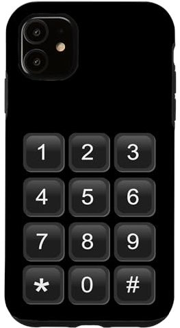 iPhone 11 NUMERIC KEYPAD PHONE NUMBER SECURITY CODE PIN PAD COSTUME Case