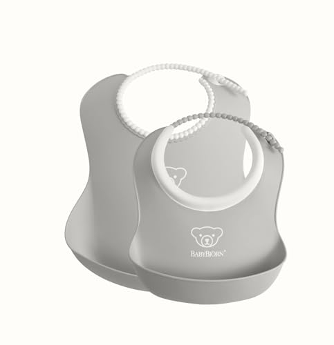 BabyBjörn Lätzchenset, 2er-pack, Grau