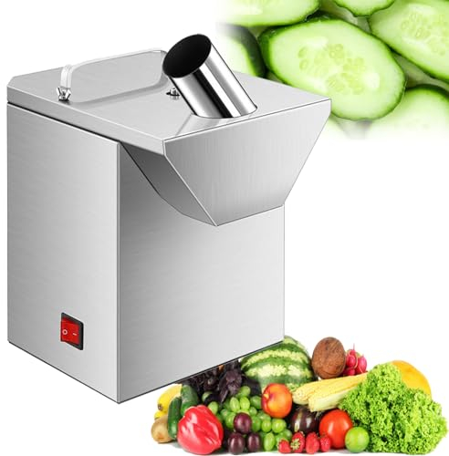 vanenferse Affettatrice Elettrica Vegetale Professionale, Accessori Cucina Affetta Verdure, Tagliaverdure Regolabile in Spessore Acciaio Inox per Patate, Carote, Cipolle, Frutta E Verdura