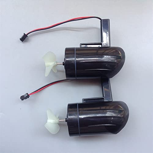 PEXORT RC-Angelköderboot-Modell, 7,4-V-Unterwasserstrahlruder, gebürsteter 390-Motor, wasserdichter Antrieb, 3-Blatt-Unterwasserpropeller Austausch des Bootspropellers(1pair)