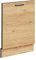 Panel para lavavajillas Carballo – Natural/Negro – 60 X H 81 Cm
