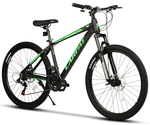 CARPAT SPORT 26 29 Zoll Mountainbike für Jungen, Mädchen, Damen und Herren, Scheibenbremse, 21 Gang-Schaltung, Aluminium Rahmen, Hardtail Fahrrad Jugendfahrrad MTB