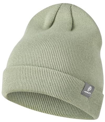 HAMUNI Beanie Mütze für Herren Damen Winter Warme Beanies | Unisex Klassische Wintermützen Strickmütze Dehnbare Weiche Acryl Beanie Hat Vintage Einfarbig Strickmütze