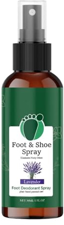 Spray Para Zapatos Contra El Mal Olor De Pies - Fragancia Lavanda No Pegajoso Spray Olor Zapatos - Desodorante Con A Lavanda Efecto Duradero Para Gimnasio Deporte Viajes Trabajo Hogar