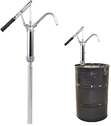 TILIEINE Outil de graissage Graisseurs Pompe à Baril à Levier Pompe à Main de Transfert de Carburant Gallon d'huile Réservoir à Tambour Pistolet à Graisse