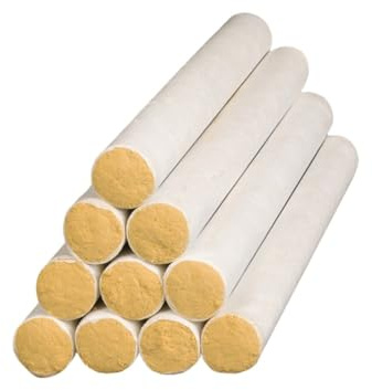 VALICLUD Goldene Ai Ye Moxa Stäbchen 50:1 10 Stück Handgerollt Gleichmäßige Hitze Niedriger Rauch Traditionelle Chinesische Moxarollen für Moxibustion und Schmerztherapie