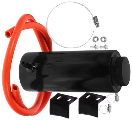 SOIMISS Serbatoio Raffreddamento Radiatore Alluminio Vaschetta Troppopieno Robusta con Accessorio Essenziale per Auto Facile da Installare e Adatto Viaggi Lunghi