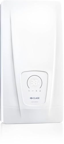 Elektronischer Komfort-Durchlauferhitzer Clage DCX Next L, 18-27 kW, Wandmontage, Made in Germany