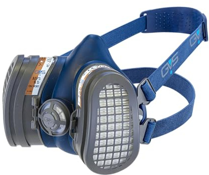 GVS Elipse Half Mask with A1P3 Replaceable Filters for Dust and Organic Vapours