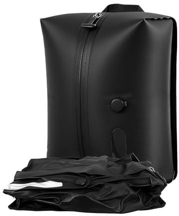 Dibaful Reise Vakuumbeutel für Kleidung Wiederverwendbar TPU Vakuumierbeutel Nylon Organizer | Vacuum Bag Luftdichte Packwürfel für Koffer Rucksack Vakuum Handgepäck mit Fenster