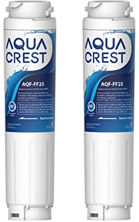 AQUACREST 644845 Wasserfilter Kühlschrank Siemens, Ersatz für Bosch Ultra Clarity Wasserfilter 644845, Kompatibel mit Siemens Bosch Neff 740560 9000077104 (2)