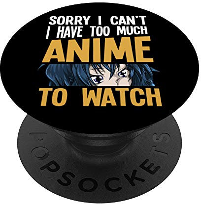 Kawaii Otaku Boys Girls Japanese Manga Gift Funny Anime PopSockets PopGrip: Swappable Grip for Phones & Tablets