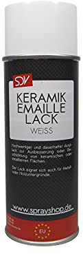SDV Chemie Keramik Emaille Spray weiß 6x 400ml WC Badewannen Farbe Email Reparatur Lack weiss