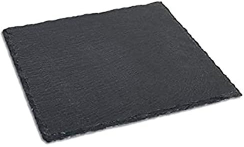 Bigbuy Cooking S2206719 Bandeja Elite, Pizarra, 30 x 30 cm