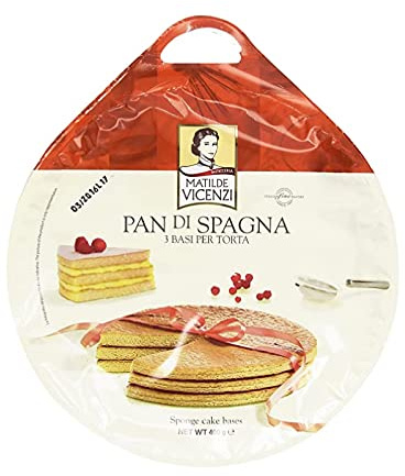BASI PAN DI SPAGNA MATILDE VICENZI 400 GR 3 PEZZI BASI PER TORTA DISCHI DOLCE