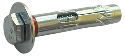 PlasmaGal - Pernos de Anclaje para Hormigón - PACK de 10 Tacos Metálicos - Broca de 8mm x 45 - Espiches para colocar en hormigón (10, Ø8x45)