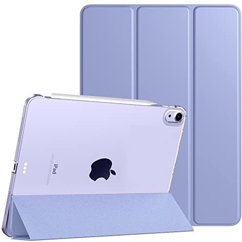 TiMOVO Coque pour iPad Air 11 Pouces M4/M3/M2, Air 5e/4e Gén, Violet | Légère Housse, Arrière Translucide en PC, Réveil/Sommeil Auto