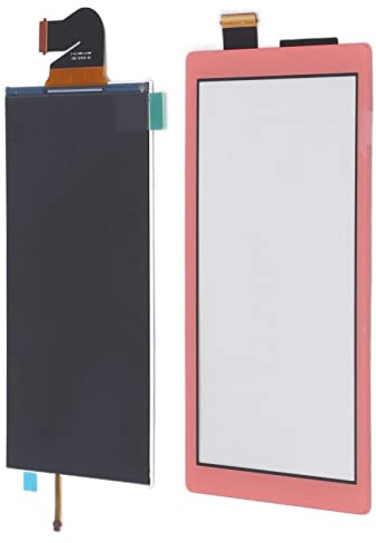 Écran de Remplacement LCD Lite pour Lite Écran D'affichage LCD de Remplacement en Verre ABS pour Lite Pièces de Réparation de Panneau D'affichage LCD de (Rose)