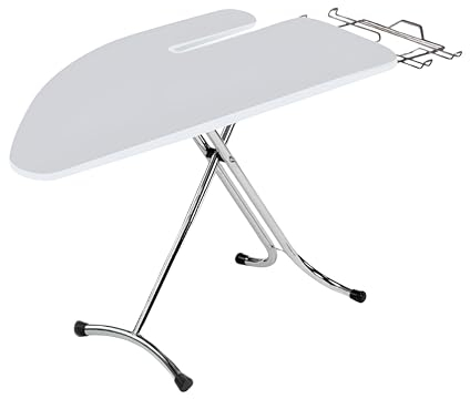 Top House Italia Festival Plus Bügelbrett mit Bügelbrett – 125 x 48 cm – platzsparend, robust, zusammenklappbar – knitterarmer Bezug