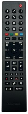 Aurabeam Original TS1187R Fernbedienung kompatibel mit Grundig 26CLE8205BL, 26VLE7200BH, 26VLE7201BH, 26VLE8200BL, 26VLE8200SL, 26VLE8200WL, 26VLE8300BP, 3232CLE8327 (Original TS1187R)