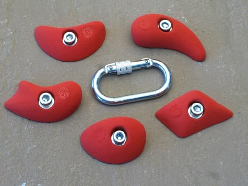 KS Klettergriffe Klettergriffe Kruten (Set), Farbe:grau