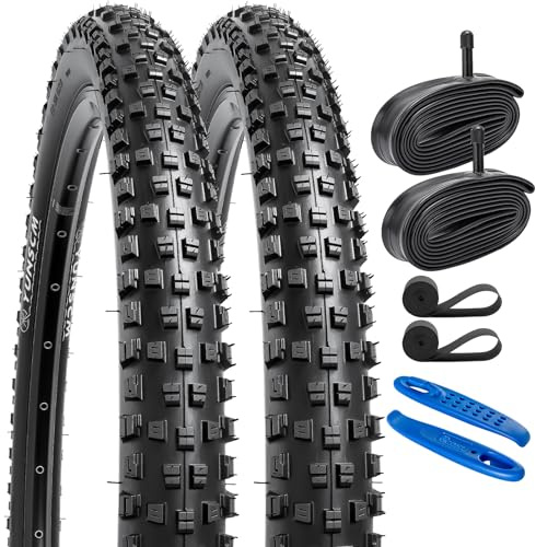 YunSCM 2PCS Faltbare 27.5 Zoll Reifen 27.5x2.6 Mantel 68-584,pannensichere Reifen,kompatibel 27.5x2.5 27.5x2.60 Road Fahrradreifen Citybikes