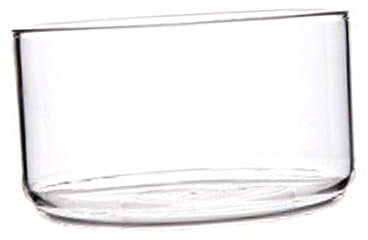 CIYODO Salatschüssel Butterbehälter Glasschale Dessertschale Schale Zum Servieren Von Obst Rührschüsseln Aus Glas Obstbehälter Waschbar Obstschale Aus Glas Transparente Schale Mit Deckel