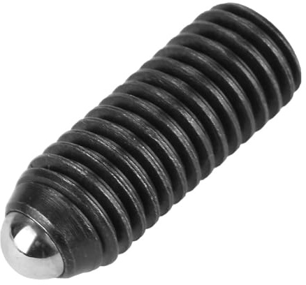 10 Pz M10 Stantuffo a Sfera con Filettatura a Vite, Stantuffo a Molla Set Stantuffo a Molla con Esagono Incassato Stantuffo a Sfera in Acciaio Al Carbonio per Dispositivi