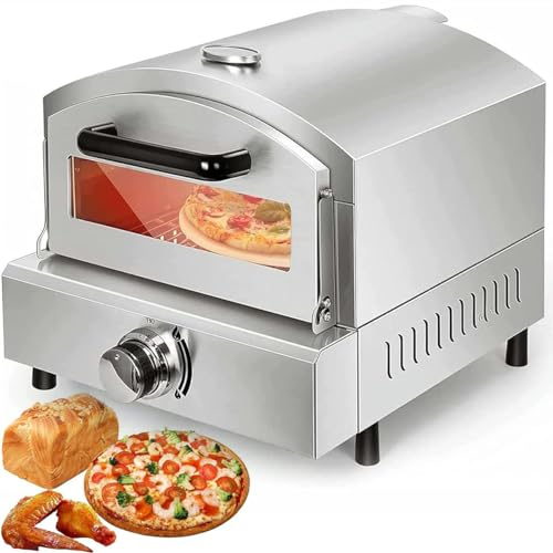 YXFAZPP Electric Pizza Oven, Stainless Steel Drawer Toaster Oven, 360° Uniform Temperature, High Temperature and Corrosion Resistance - Ideal for Home Restaurant
