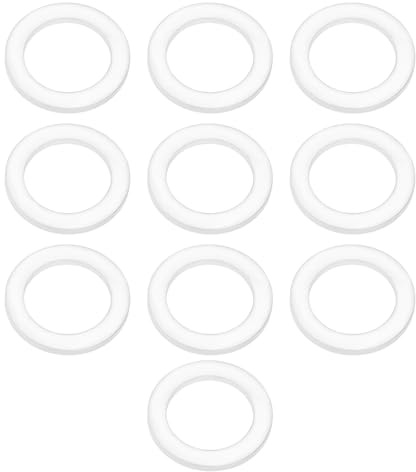 SG Store 10 guarnizioni per tappo di scarico dell'olio in alluminio, 18 mm x 12 mm x 1,5 mm, 420.2.001.7A 42020017A, compatibile con Aprilia AF1 125 1988-1993