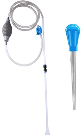 BUGUUYO 1satz Aquarium Wasserwechselset Mit Siphon Einfache Reinigung Für Fisch Und Schildkrötenbecken Schlauch Blauer Siphon Zufällige Steuerung Praktisches Reinigungswerkzeug